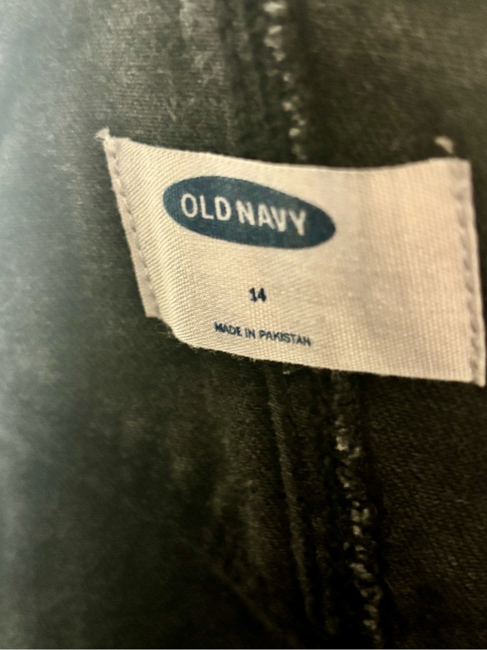 Old Navy Black Women's Denim Overalls with Front Pocket - Picture 8 of 12